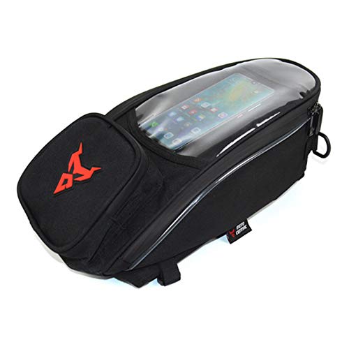 Xianghaoshun Motorrad-Tankrucksack, 7-Zoll-Touchscreen-Motorradtasche Kraftstofftank-Magnetbeutel, Wasserabweisend, Große Kapazität Und Mehrere Fächer, Ideal Für Aktivitäten Im Freien von Xianghaoshun