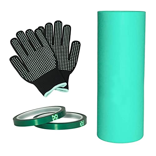 Xianghaoshun Sublimation Tumblers Silicone Bands Kit,Skinny Straight Cups Bands Sleeves Kit with Heat-Resistant Gloves Tapes | Seamless Accessories with Heat Resistant Gloves and Transfer Tapes von Xianghaoshun