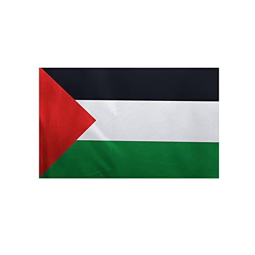 Xiaojiu Palästina-Flagge Palästinensische Nationalflaggen Palästinensische Landesflagge Fahne Flagge Genäht Fade Header Resistantcanvas Und Fuß Double 3X5 Dekoration & Aufhänger Organizer Schublade von Xiaojiu