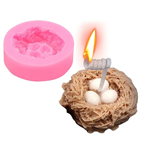 Xiaolan -Vögel-Ei-Haus-Nest-Form - Silikonform Fondant Candy Mold - Silikonform für Kuchen, Cupcakes, Fondantform für Schokolade, Fondant, Seife, Bastelprojekte und Kuchendekoration von Xiaolan