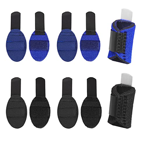 10 Stück Fingerschiene Schnappfinger Schiene Fingerbandage Finger Splint Fingerschutz Schnappfinger,für Sportverletzungen,Fingerstütze Schnappfinger Schiene für Linderung von Fingerschmerzen von Xinlie