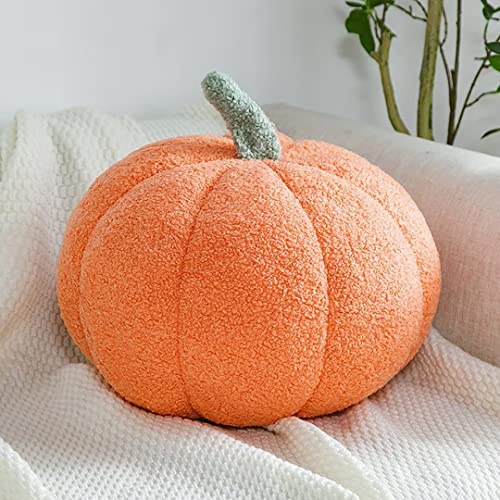 Xinwanhong Kürbis Kissen, Kürbis Kissen Halloween, Kürbis Deko, Kürbis Überwurfkissen, Halloween Deko, Halloween Kissen, Gefüllte Spielzeuge Home Decoration, Sofa Dekoration, orange, 20cm von Xinwanhong