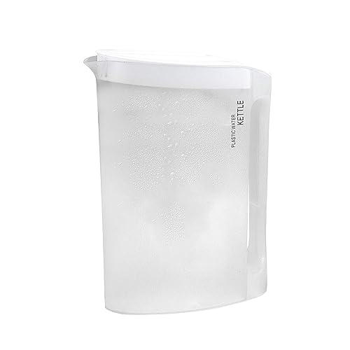 Mikrowellengeschirr Mit Deckel Glas 2200 ml Wasserkrug mit Deckel | Krug für heiße/kalte Getränke, auslaufsicher und | Wasserkaraffe mit, ideal für die Zubereitung von Frischhaltebox Mit (A, A) von Xmiral