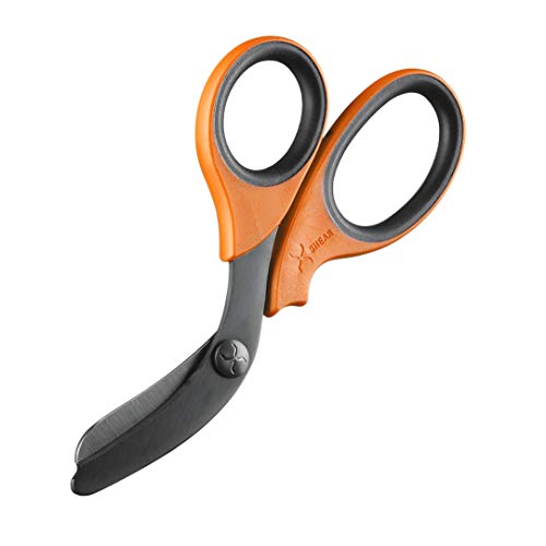 XSHEAR 7.5” Extreme Duty Trauma Shears. Tough and Durable Medical Scissors for The Paramedic, EMT, Nurse or Any Emergency Healthcare Provider Orange/Black von Xshear