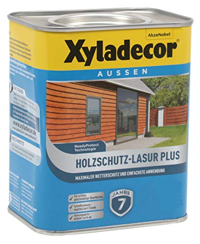 Xyladecor Holzschutz-Lasur Plus, 750 ml, Mahagoni von Xyladecor