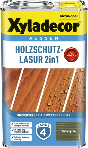 Xyladecor Holzschutzlasur 206 tannengrün 2,5 Liter von Xyladecor