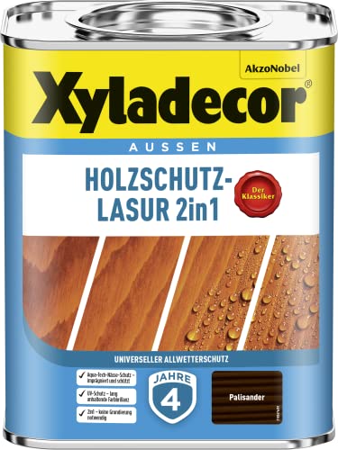 Xyladecor Holzschutzlasur 208 palisander 0,75 Liter von Xyladecor