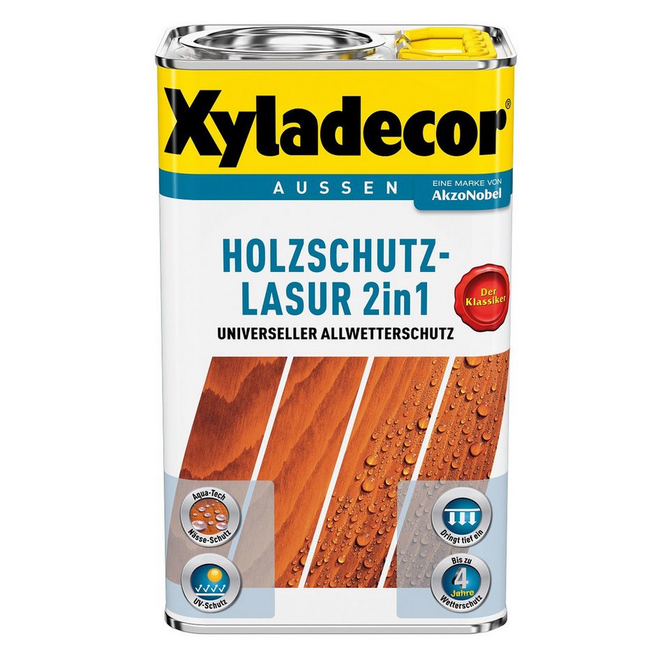 Xyladecor  Holzschutzlasur XYLADECOR Holzschutzlasur Nußbaum 750ml von Xyladecor 