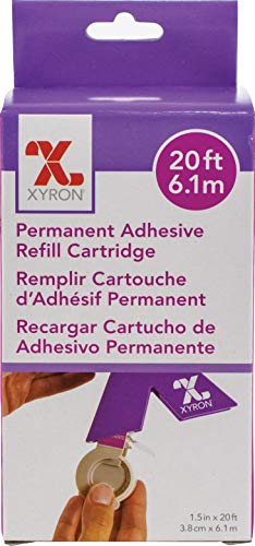 Bulk Buy: Xyron 150 Refill Cartridge 1.5X20' Permanent AT155-20 by Xyron von Xyron