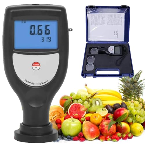 YANGYMM Smart Food Monitor Wasseranalysator, Aw-Tester Mit Led-Anzeige, Messung Der WasseraktivitäT Von Getreide, Obst, GemüSe, Keksen, Kuchen, Puffkost von YANGYMM