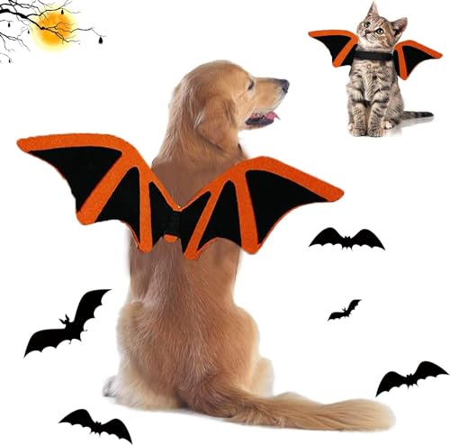 Haustier Fledermaus Kostüm, Halloween Hund kostüm Katze Fledermaus Kostüm Katze Hund Fledermaus Kostüme, für Halloween Katzen und Hunde von YDMAJF