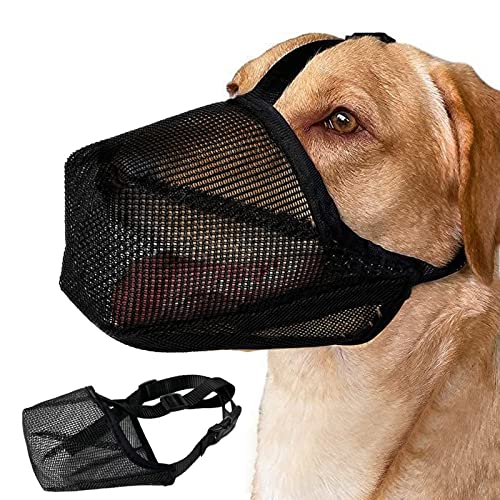 maulkorb kleine große Hunde, Anti-Giftköder Maulkorb für Hunde, Maulkorb für Hunde, Hunde Maulkorb, Nylon-Maulkorb, Maulkorb mit einstellbar, Weich Maulkorb aus Kauen Und Bellen von YDMAJF