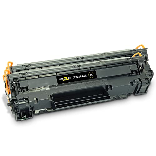 YELLOW YETI CE285A 85A Tonerkartusche Kompatibel mit HP Laserjet Pro M1130 M1132 M1136 M1210 M1212 M1212nf M1217nfw P1100 P1102 P1102w P1106 P1108 Canon I-Sensys LBP-6000 MF-3010 Schwarz, 2 Stück von YELLOW YETI