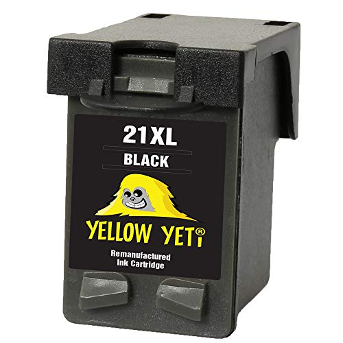 Yellow Yeti Ersatz für HP 21XL 21 XL Druckerpatrone Schwarz kompatibel für HP Deskjet F2120 F2180 F2280 F335 F375 F380 F390 F4180 F4190 3940 D1460 D1530 D2360 D2460 Officejet 4315 4355 PSC 1410 1415 von YELLOW YETI