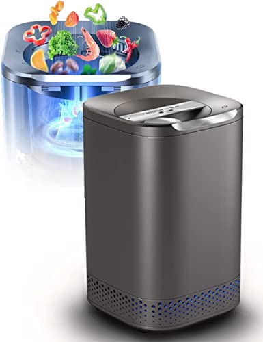 Elektrischer Küchenkomposter, berührungslos für die hygienische Abfallentsorgung, 5,5 Pfund Kapazität auf der Arbeitsplatte, automatischer Food Waste Cycler, Verwandeln Sie Müll in Kompost von YHUEGH
