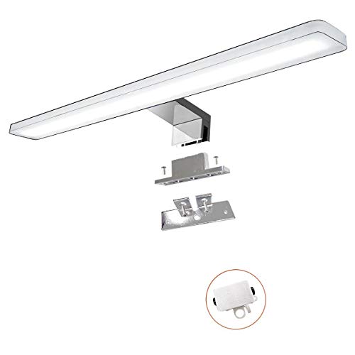 YIQAN 60cm 3000K led spiegel lampe für badezimmer wand spiegel 14watt hohe lumen 1400lm helligkeit badezimmer wandleuchte chrom ende von YIQAN