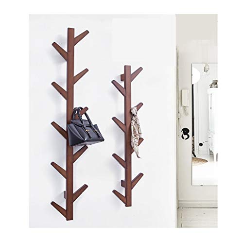 YJPDPYMJ Nanzhu kreative Garderobe Baum, Wandbehang Rack Hall Veranda dekorative Garderobe Dekorrahmen (Color : Brown, Size : 6 Forks) von YJPDPYMJ