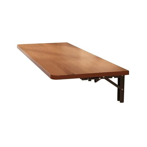 Holz-Wandschreibtisch, Industrieller Rustikaler Esstisch, Schwebender Tisch für Heimbüro/Waschküche/Bar/Küche/Balkon (Size : 40x30cm(16x12inch)) von YKNAG Direct Store