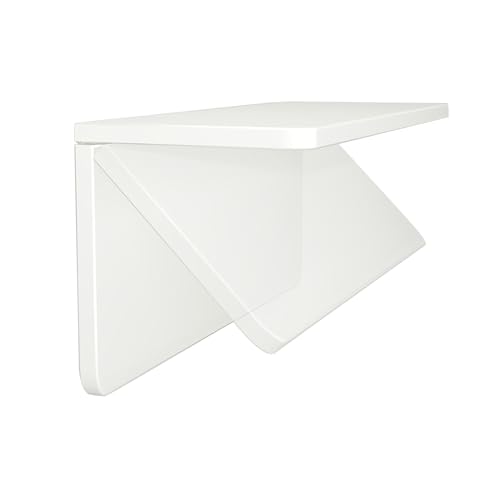 Wandmontierter Klapptisch, Klapptisch, Schwebender Schreibtisch für Waschküche/Küche/Bar/Haus/Büro/Kleinen Raum (Size : 60x30cm(24x12inch)) von YKNAG Direct Store