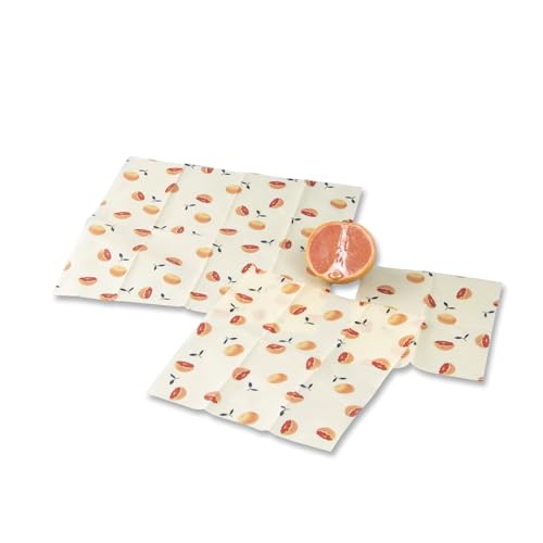 YOKO DESIGN - 3 Packungen Beewraps Fruit 17,5 x 20, 25 x 27,5 cm und 33 x 35 cm von YOKO DESIGN