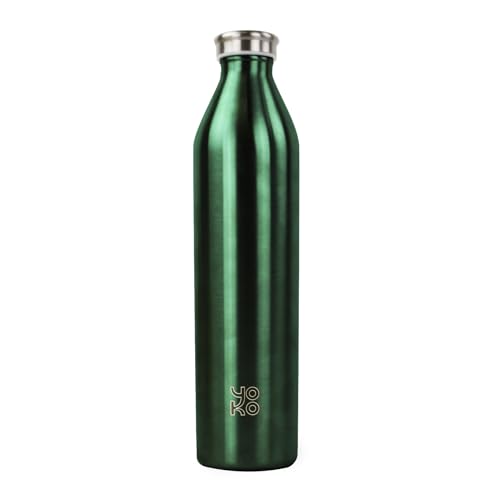 YOKO DESIGN - Isolierflasche, 1 l, Grün glänzend von YOKO DESIGN