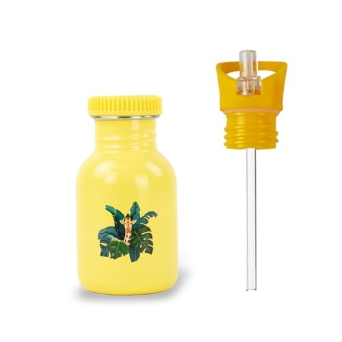 YOKO DESIGN Trinkflasche, einwandig, 350 ml – Kid Giraffe von YOKO DESIGN