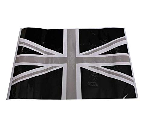 YONGYAO 2Pcs Black Union Jack Fahne Vinyl Spiegel Aufkleber Für Mini Cooper von YONGYAO