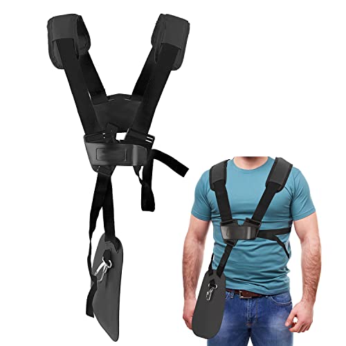 YOUSHARES Schultergurt Gurt Doppelschultergur, Tragegurt Motorsense Rasentrimmer Cutter Trimmer Shoulder Strap für Stihl FS Freischneider Stihl Ersatzteile, Schwarz von YOUSHARES