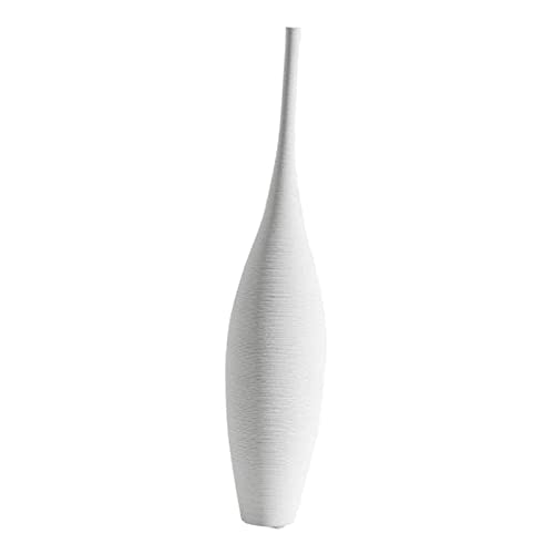 YRHH Minimalistische Keramik Blumenvase, Moderne Minimalistische Kunst Handgemachte Zen Vase Keramik Ornamente Wohnzimmer Home Office Dekoration-Black B von YRHH