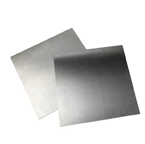 YTGZS 6061 Aluminium Panel Platte Alublech Blechzuschnitt Dicke 1mm bis 10mm,Länge 200mm Breite 200mm,200mmx200mmx2mm 2pcs von YTGZS