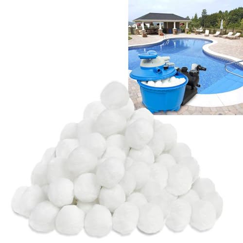 YUENFONG Filterbälle Pool für sandfilteranlagen, Filter Balls für sandfilterpumpe Schwimmbad Aquarium, 700g von YUENFONG