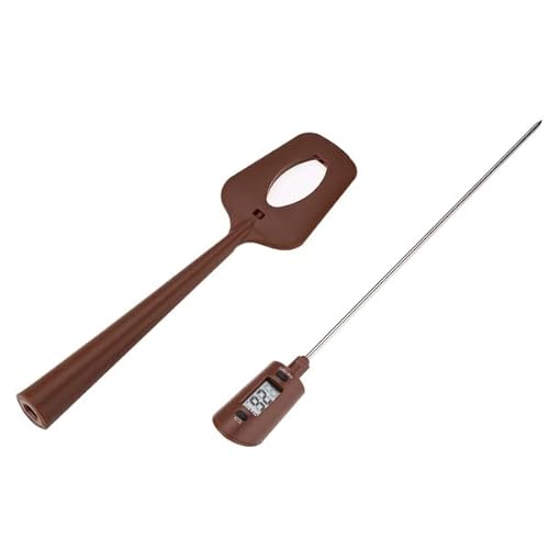 YUMILI Küchenthermometer Einkochthermometer, Tragbares Haushalts-Küchen-Digital-Kochthermometer für Schokoladensirup-Sauce LCD Digital thermometer mit Langer Sonde von YUMILI