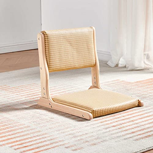 YXZN Stühle Möbel Tatami Room Chair Früher Schlafsaal Zurück Japanische Beinlose Erkerfenster-Rückenlehnen Lazy Stuhlkissen Haushalt Wohnen von YXZN