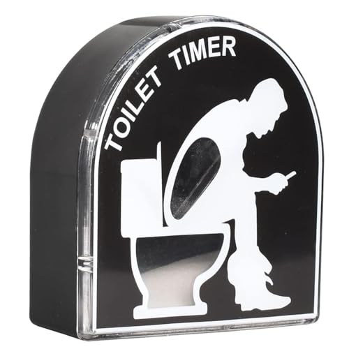 5 Minuten Toilette Sanduhr Timer, Kreative Toilette Hocker Sanduhr, Kinder Bürsten Timing Tool lustige Geschenke für Männer Ehemann Papa (Männer) von YZDZSW
