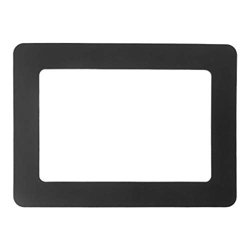 Yanhonin DIY Magnetischer Bilderrahmen, Taschenrahmen für Kühlschrank, Fototaschen, magnetisch, 16 x 12 cm (schwarz) von Yanhonin