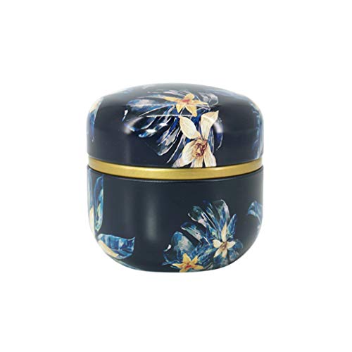 Yanhonin Teedose aus Metall, rund, kleine Aufbewahrungsbox von Yanhonin