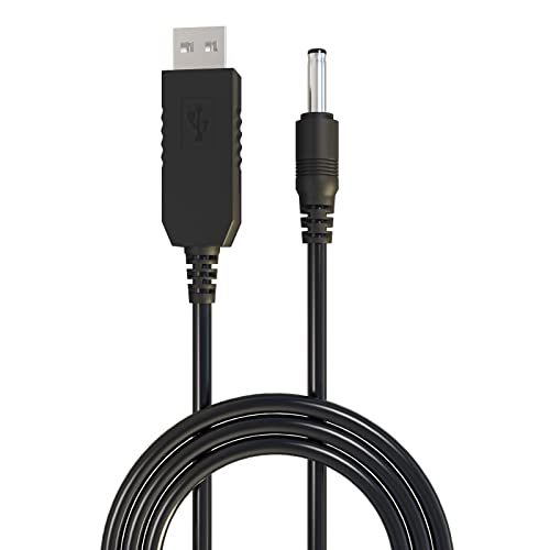 Ymenow USB Ladekabel, 1 Stück USB Kabel Ersatz 12 Stück USB Wiederaufladbare Kerzen Ladestation von Ymenow