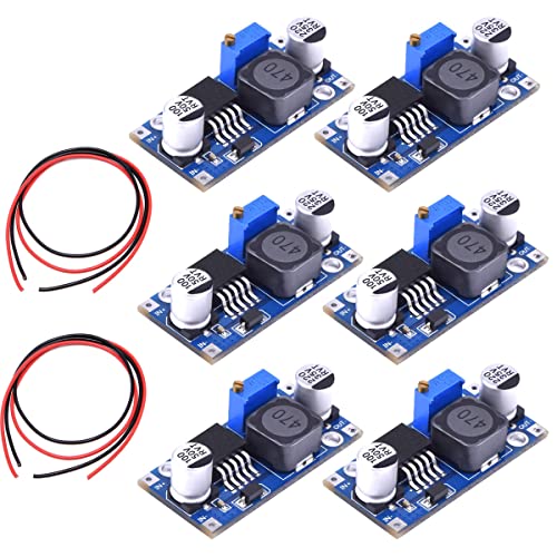 Youmile 6PACK Step-Down-Stromversorgungsmodul Abwärtswandler DC zu DC 3,0-40 V zu 1,5-35 V Hochleistungs-Spannungsreglermodul von Youmile