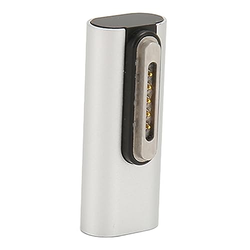 Yunseity 140 W USB-C-auf-Magnet-Adapter, Ladeadapter aus Aluminiumlegierung, für MacBook Pro 2021 (M1, 14/16 Zoll), Pro 2023 (M2 14/16 Zoll), Air 2022 (M2 13,6 Zoll) (Mittlere Kurve) von Yunseity