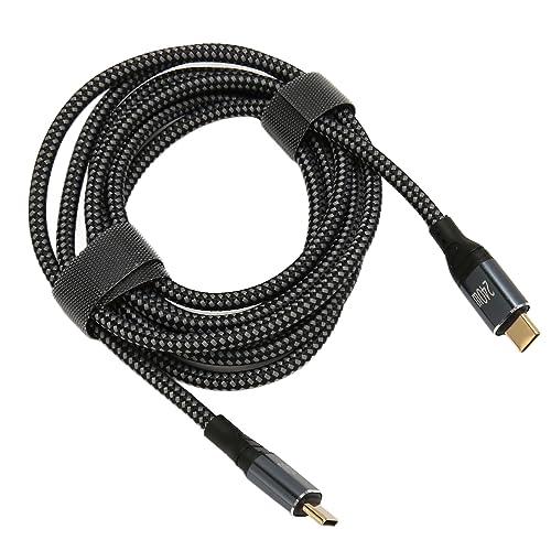 Yunseity USB-C-zu-USB-C-Schnellladekabel, 480 Mbit/s Übertragungsgeschwindigkeit USB-C-zu-USB-C-Kabel, PD3.1 240-W-Ladekabel, Integrierter E-Mark2.0-Chip, 6,6 Fuß von Yunseity