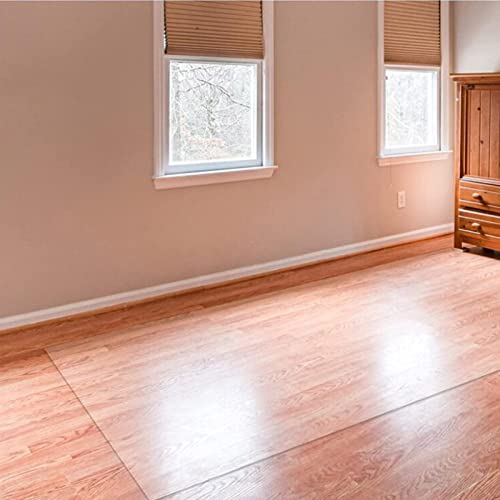 Transparente PVC-Bodenschutzmatte 2mm Home Office Küche Bodenschutzmatte Transparent Hartbodenschutzmatte Bürostuhl Unterlage PVC,Bodenmatte, Teppiche, Durchsichtige Kunststoffmatte Für Bürostühle,-70 von ZHOUHONG