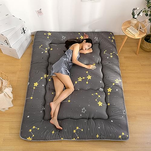 ZIKGER Einfach und modern,Faltbare Japanische Bodenmatratze Schlafbett Tragbare Camping Gästebett Klappbar Tatami Liege Couch Bett Pad von ZIKGER