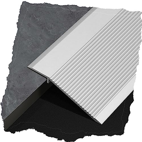 ZJIEX Übergangsleiste Übergangsprofil 20mm/40mm Höhenausgleichsprofil Bodenübergangsstreifen Breite: 78mm/ 92mm, Aluminium, Länge: 90cm (Color : L 90cm (3ft), Size : H 40mm (1 3/5in)) von ZJIEX