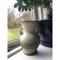 Vintage Keramik Vase Von Elsterwerda Germany von ZLRetro
