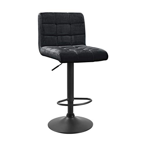 ZONS 439848 Hocker, Schwarz, 42.5 x 50.0 x 88.0 zm von ZONS