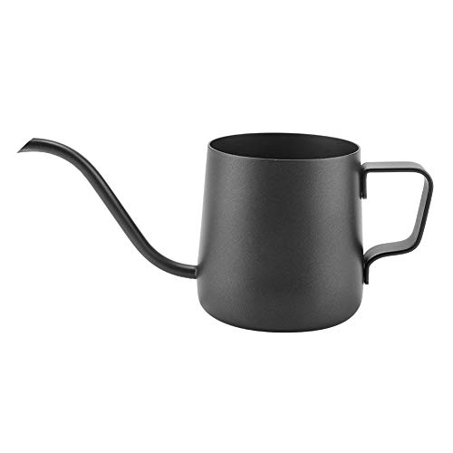 ZPSHYD 250 Ml Edelstahl-Kaffeekessel Mit Schwanenhals – Feines Brühen Mit Feiner Kontrolle – Präzises Ausgießen(Schwarz) von ZPSHYD