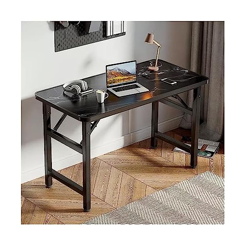 ZQNDFAC Schreibtisch Einfacher Arbeitstisch, Computertisch, Klapptisch, Zuhause, Schlafzimmer, rechteckiger Desktop-PC-Tisch, Kleiner Tisch Stehpult von ZQNDFAC