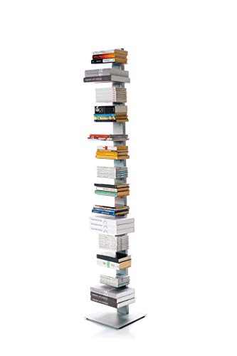 ZStyle BBB ITALIEN SAPIENS Bücherregal mit vertikalen Säulen freistehendes Regal mit Regalen (152 cm, Aluminium) von ZStyle