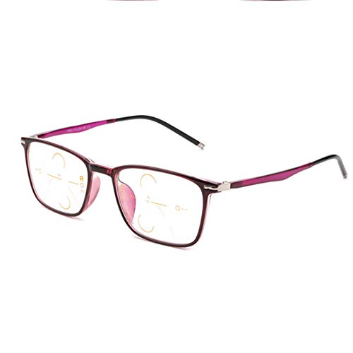 ZYFA Sonne Lesebrille, Selbsttönende Lesebrille mit UV-Schutz,Brille mit Tönung,Bifokal Sonnenbrille Sehhilfe, Progressive Multi-Power-Mehrfachfokussierung von ZYFA