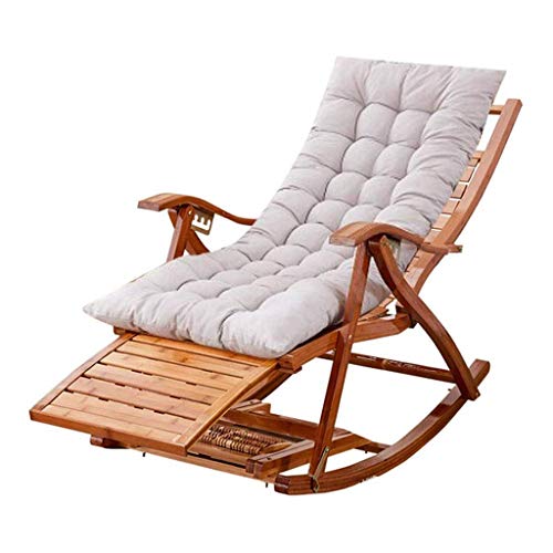 ZYWWW Schaukelstuhl Zero Gravity Chair Schaukelstuhl Outdoor Garten für Erwachsene Relax Comfort | Klappbarer Sonnenliegestuhl von ZYWWW